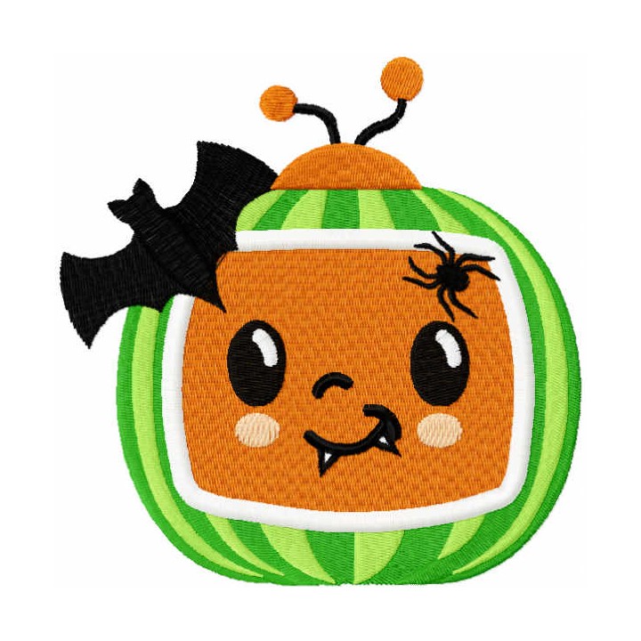 Halloween cocomelon embroidery design - Embroidery Design