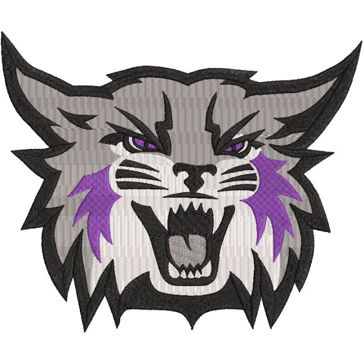 Weber State Wildcats logo embroidery design - Embroidery Design