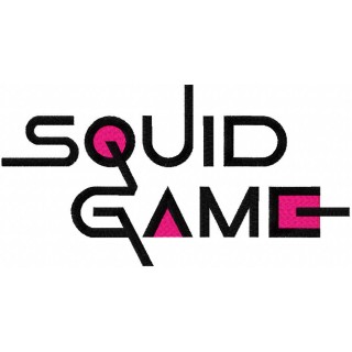 Squid game embroidery design - Embroidery Design