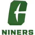 Charlotte 49ers alternate logo 2020 embroidery design preview showcasing intricate stitching patterns.