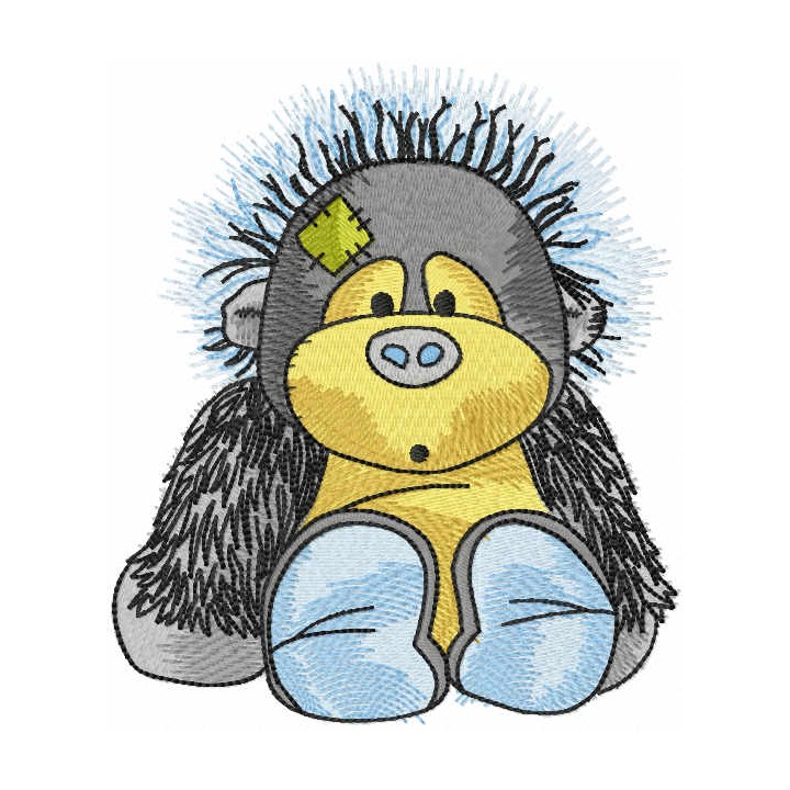 Jungle the Orangutan embroidery design - Embroidery Design