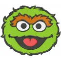 Basura Monster embroidery design showcasing a fun character from Sesame Street, ideal for crafting on various items.