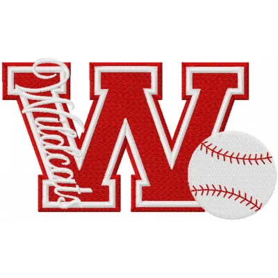 Wildcats logo embroidery design showcased on a baseball cap, perfect for sports enthusiasts and crafters.