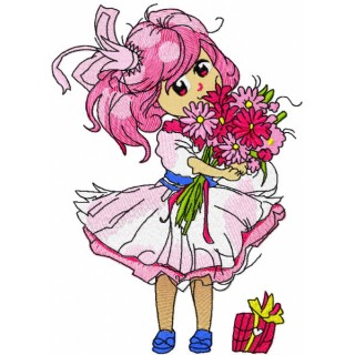 Malvina is birthday embroidery design - Embroidery Design