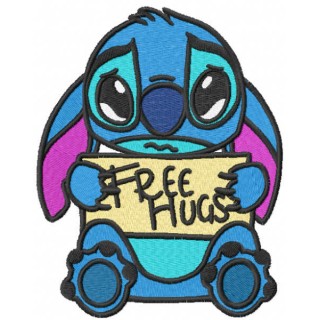 Free hugs embroidery design - Embroidery Design