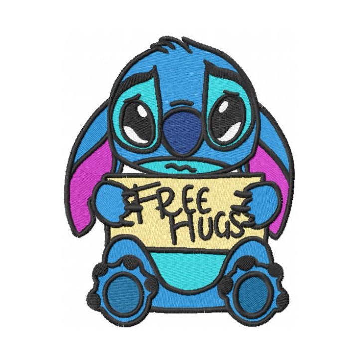 Free hugs embroidery design - Embroidery Design