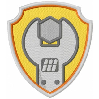 Rubble logo embroidery design - Embroidery Design