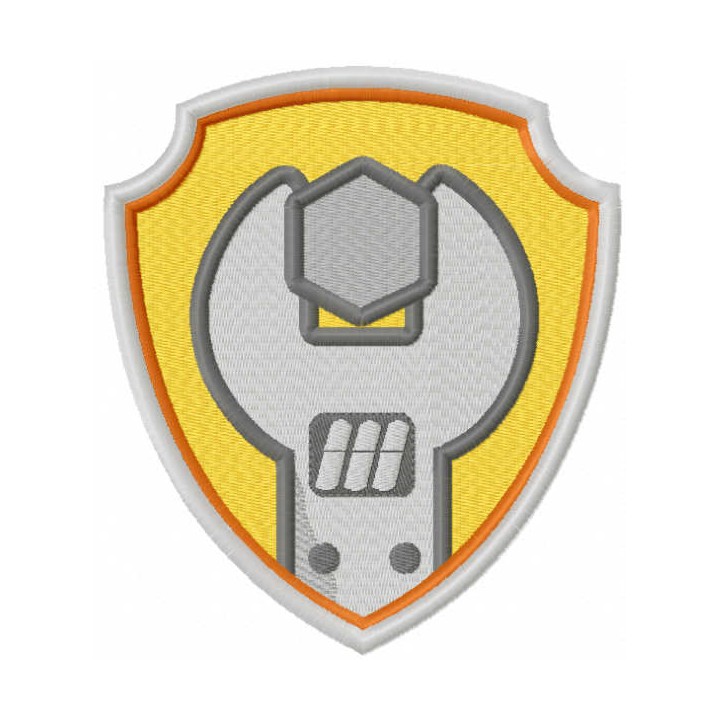 Rubble logo embroidery design - Embroidery Design