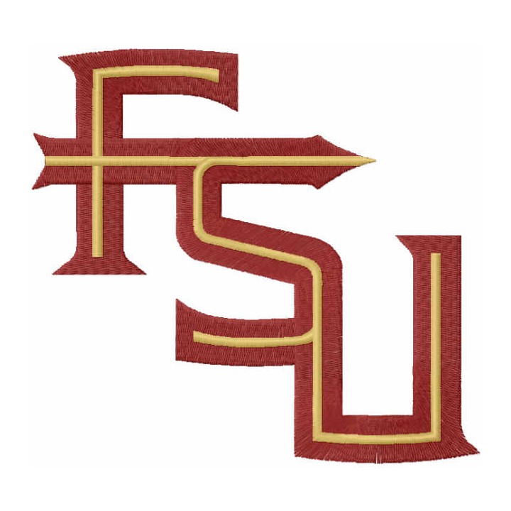 Florida state seminoles alternate logo embroidery design - Embroidery Design