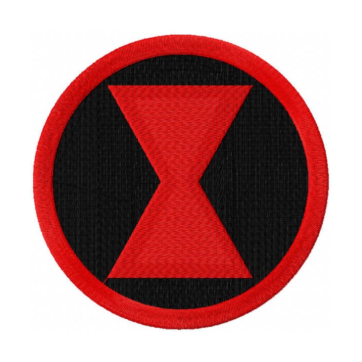 Black Widow logo embroidery design - Embroidery Design