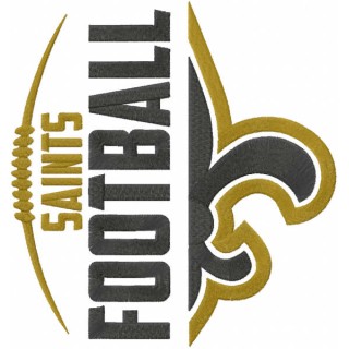 Saints football embroidery design - Embroidery Design