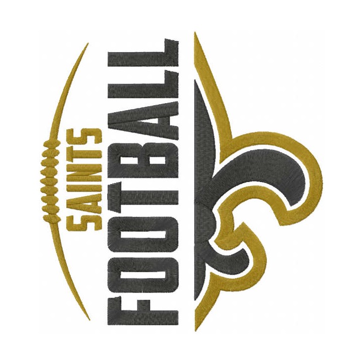 Saints football embroidery design - Embroidery Design