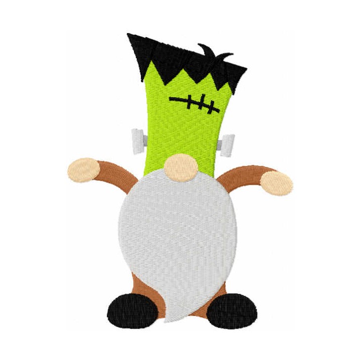 Frankenstein dwarf embroidery design - Embroidery Design