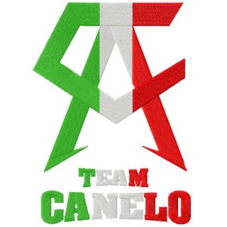 Team Canelo logo embroidery design - Embroidery Design