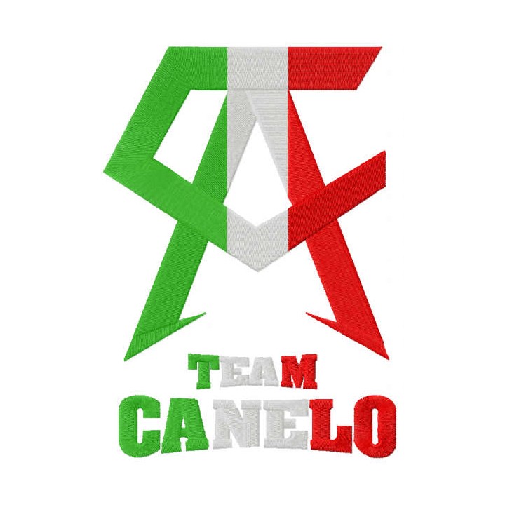 Team Canelo logo embroidery design - Embroidery Design
