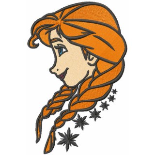 Anna loving time embroidery design - Embroidery Design