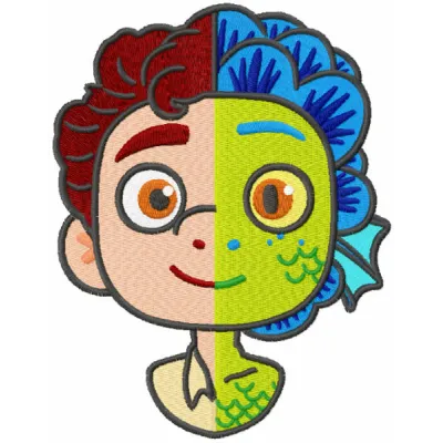 Luca embroidery design preview showcasing intricate stitching patterns for versatile crafting projects.