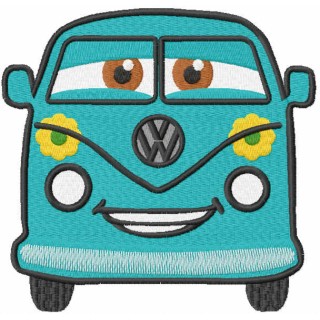 Fillmore smiling embroidery design - Embroidery Design