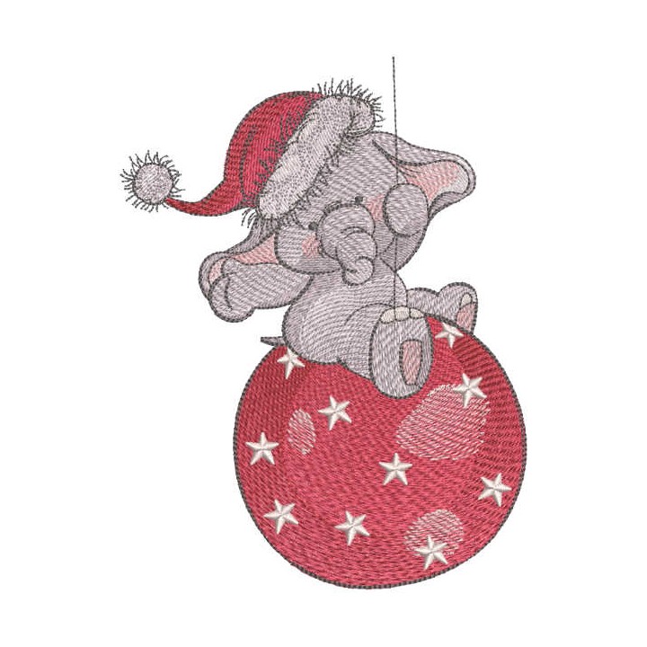 Christmas circus embroidery design - Embroidery Design