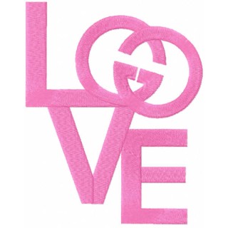 Love Gucci embroidery design - Embroidery Design