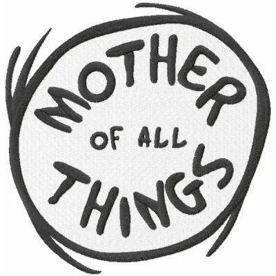 Preview of the 'Mother of All Things' embroidery design, featuring whimsical Dr. Seuss-inspired motifs for creative stitchin…