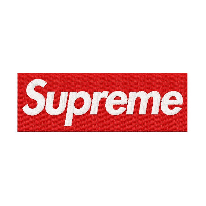 Supreme logo embroidery design - Embroidery Design