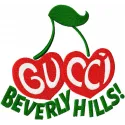 Gucci Beverly Hills logo embroidery design preview showcasing intricate stitching patterns for stylish creations.