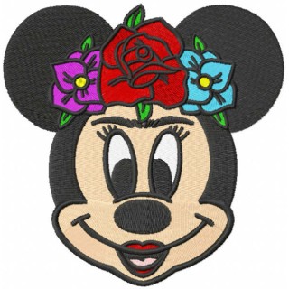Minnie frida embroidery design - Embroidery Design