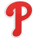 Philadelphia Phillies alternative secondary logo embroidery design, ideal for stitching on caps and t-shirts.