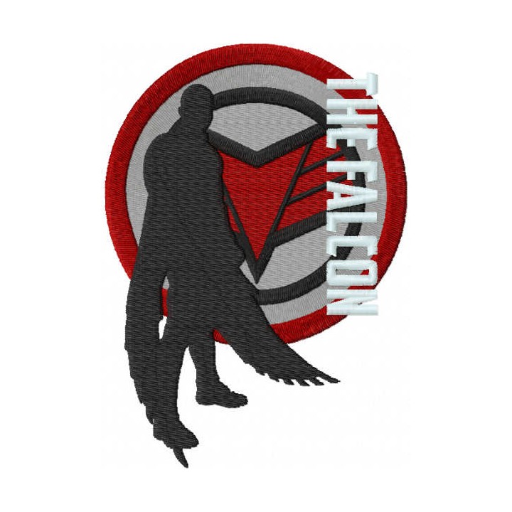 The falcon winter soldier embroidery design - Embroidery Design
