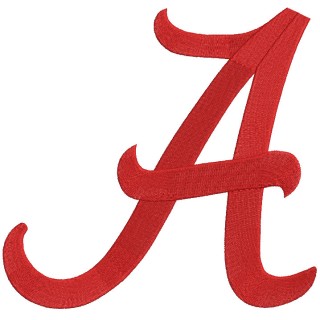 Alabama Crimson Tide secondary logo 2001 embroidery design - Embroidery Design