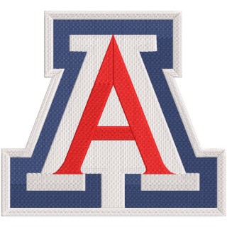 Arizona Wildcats Letter Logo embroidery design - Embroidery Design