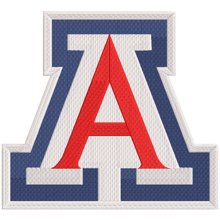Arizona Wildcats Letter Logo embroidery design - Embroidery Design