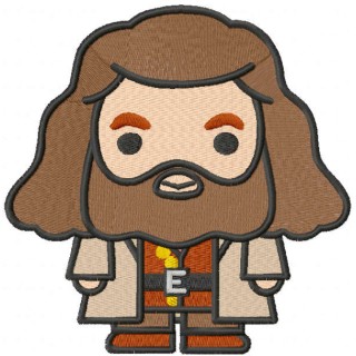 Hagrid embroidery design - Embroidery Design