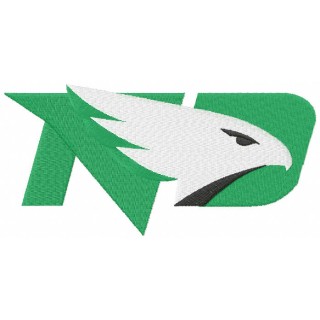North Dakota Fighting Hawks Logo embroidery design - Embroidery Design