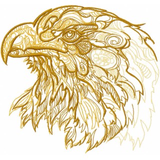 Eagle sketch embroidery design - Embroidery Design