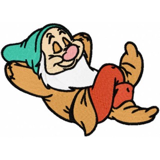 Sleepy Bashful embroidery design - Embroidery Design