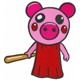 Roblox piggy embroidery design - Embroidery Design