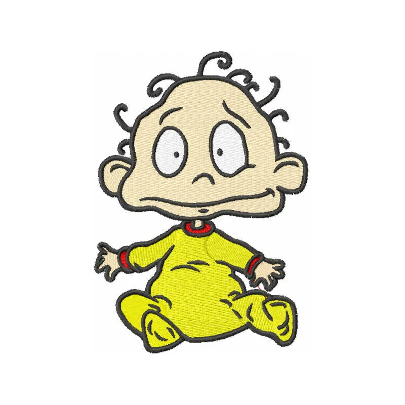 Tommy embroidery design from the Rugrats collection, showcasing a playful stitched motif suitable for various projects.