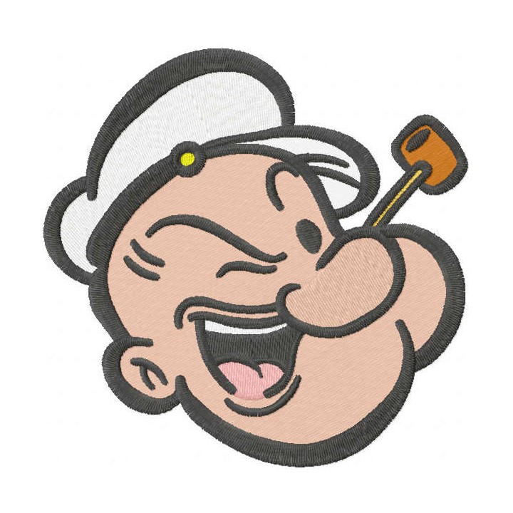 Popeye embroidery design - Embroidery Design