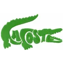 Preview of Lacoste modern logo embroidery design featuring a stylish stitched motif for various fabric applications.