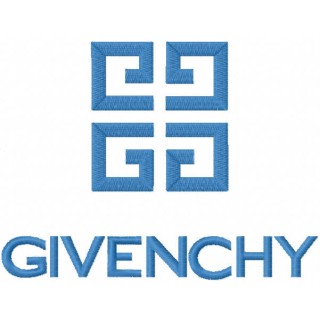 Givenchy logo embroidery design - Embroidery Design