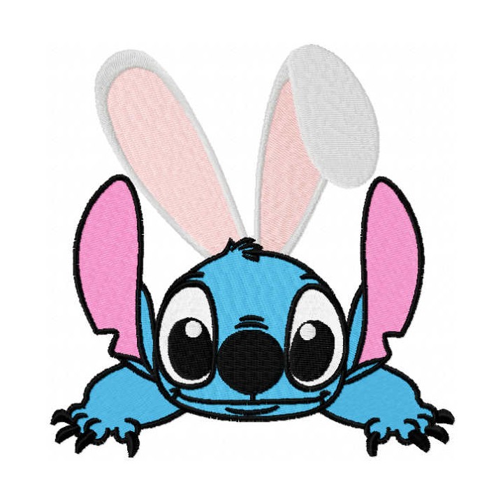 Funny easter stitch embroidery design - Embroidery Design