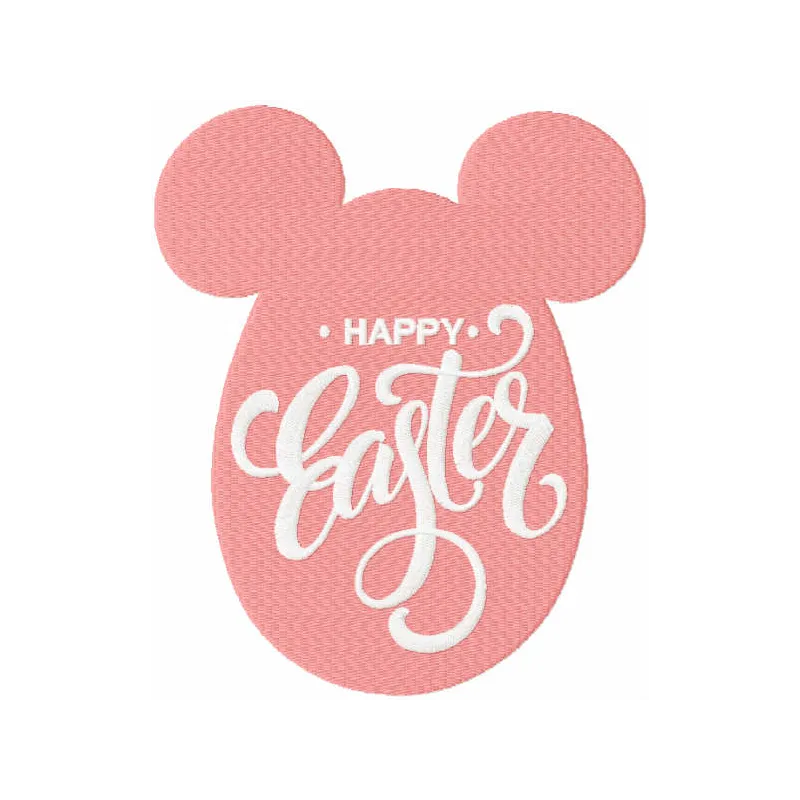 Disney Easter embroidery design featuring charming motifs for festive stitching on t-shirts and tote bags.
