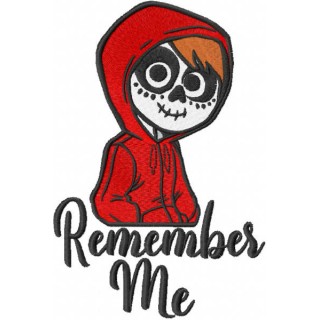 Remember me Miguel embroidery design - Embroidery Design