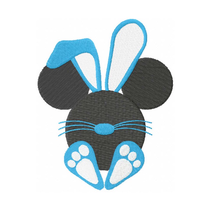 Happy easter baby mickey embroidery design - Embroidery Design