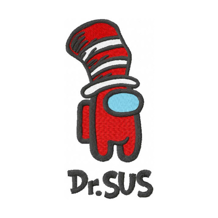 Dr Sus embroidery design - Embroidery Design