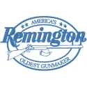 Remington logo embroidery design showcased on a fabric background, ideal for hobbyists and crafters.