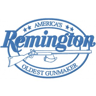 Remington logo embroidery design - Embroidery Design