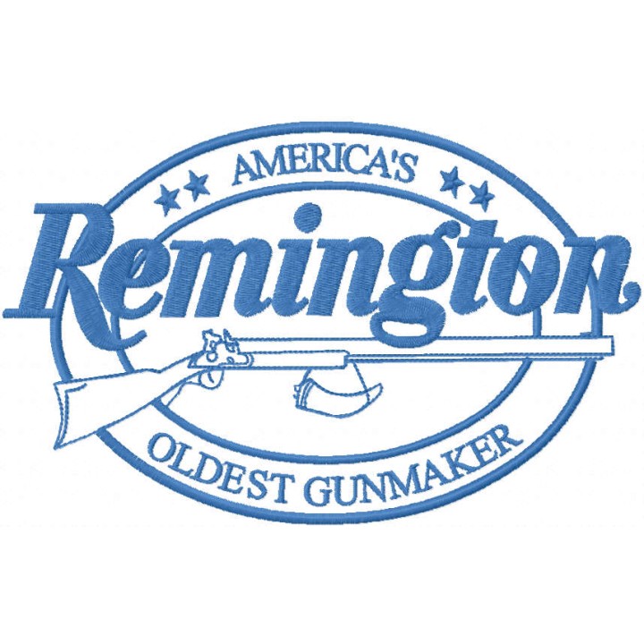 Remington logo embroidery design - Embroidery Design